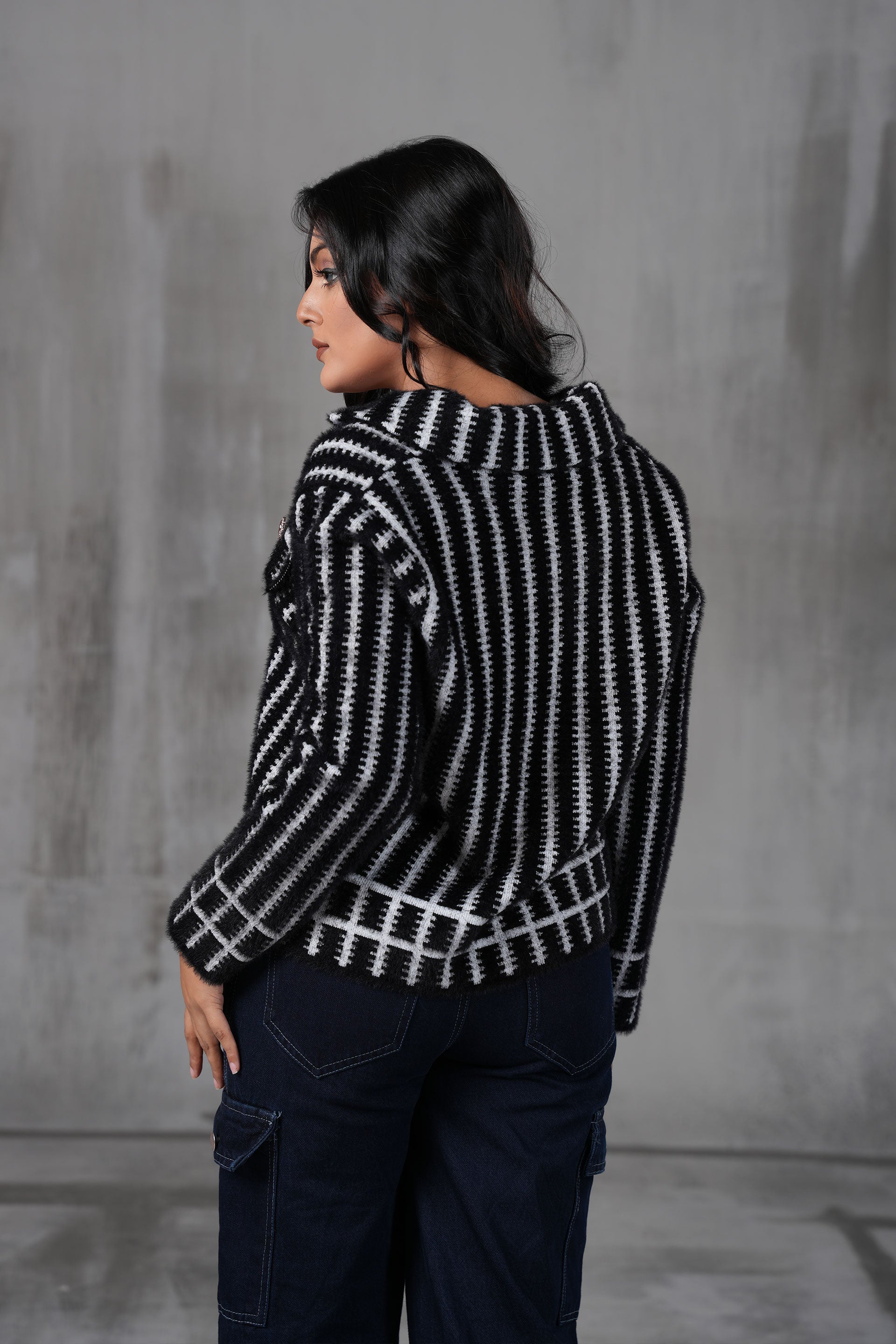 Minimal Luxe Pattern Coat