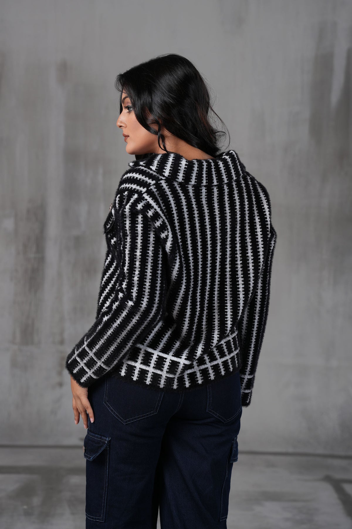 Minimal Luxe Pattern Coat