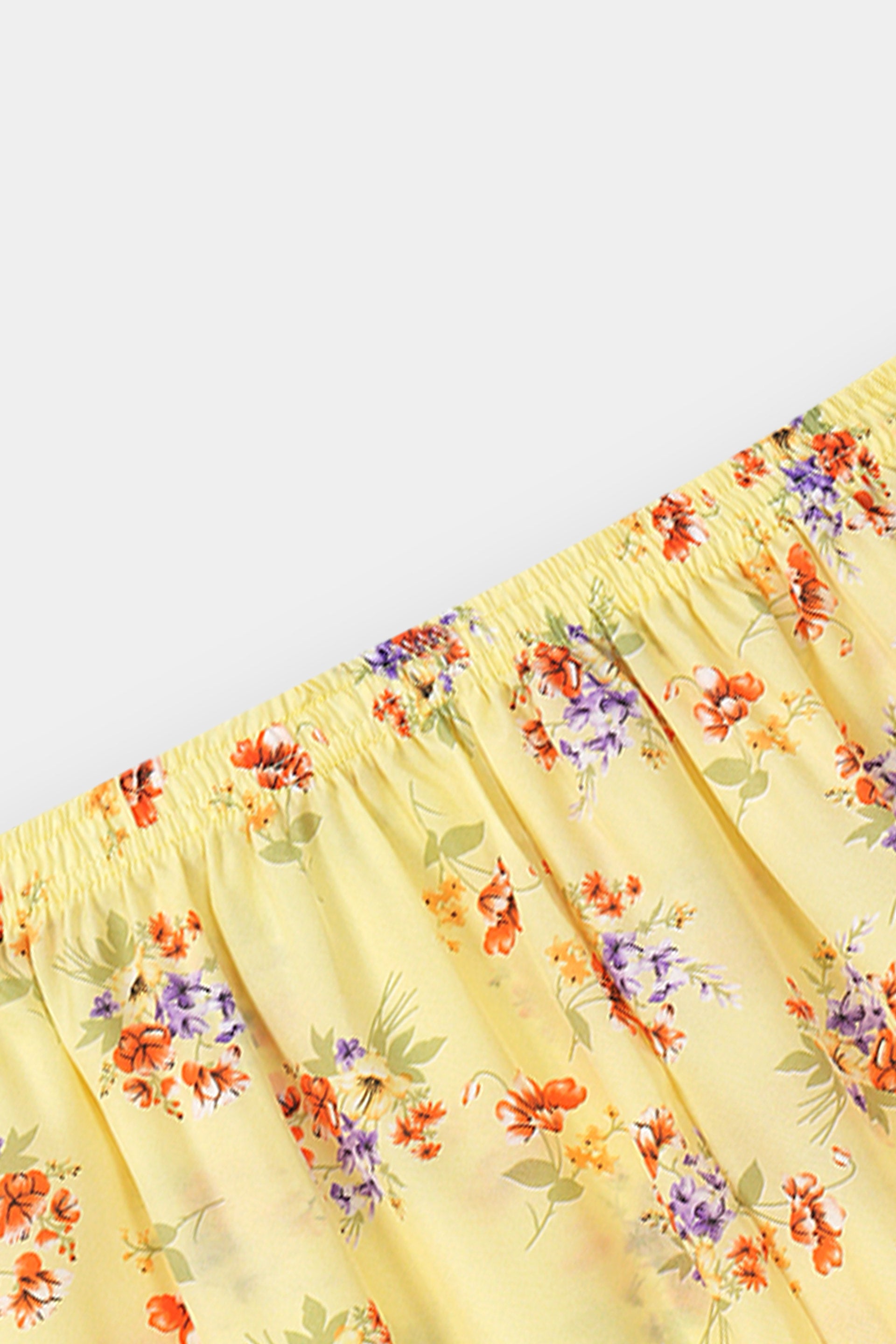 Floral Co-Ord Set | Yellow Co-Ord Set | Cherry Chics