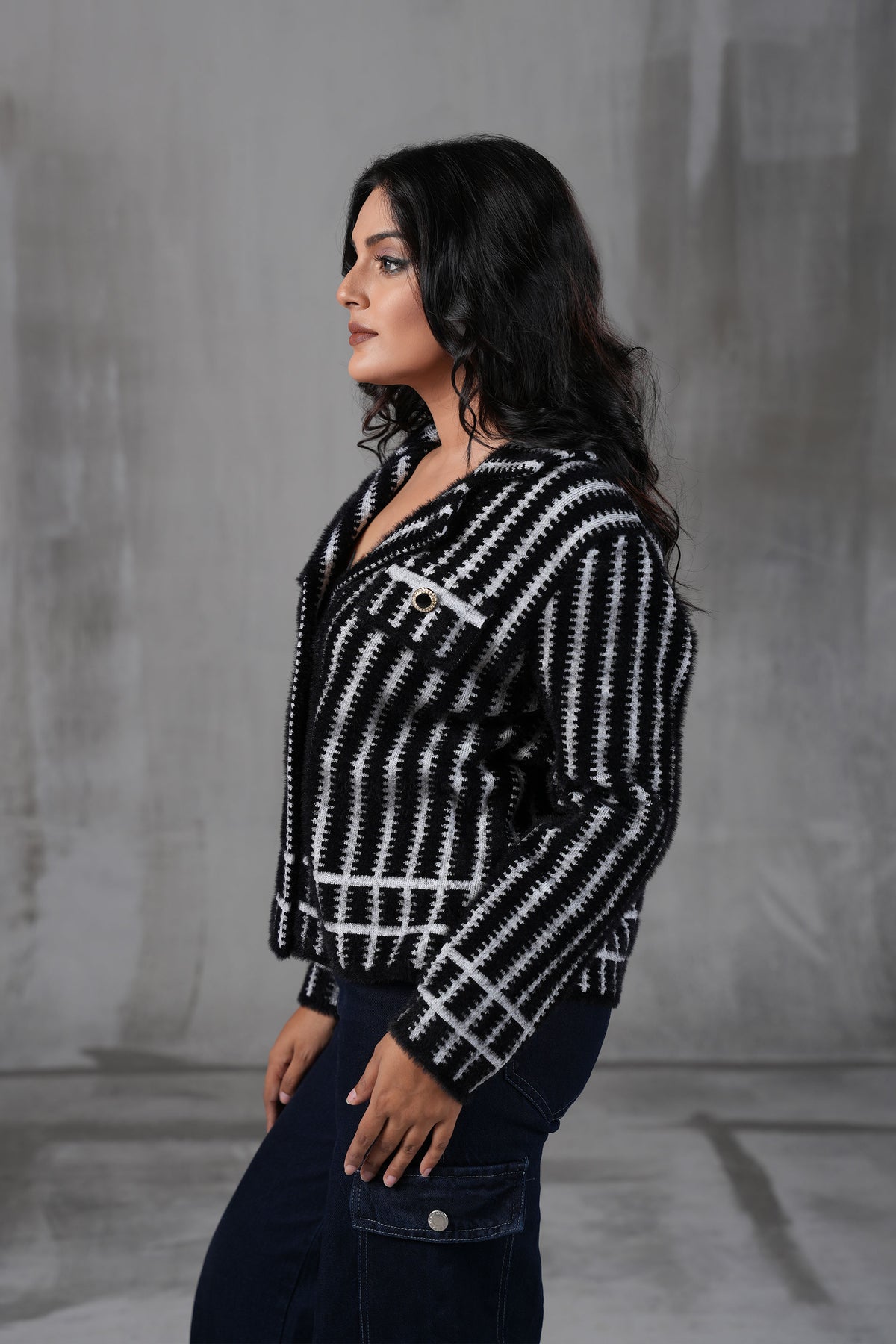 Minimal Luxe Pattern Coat
