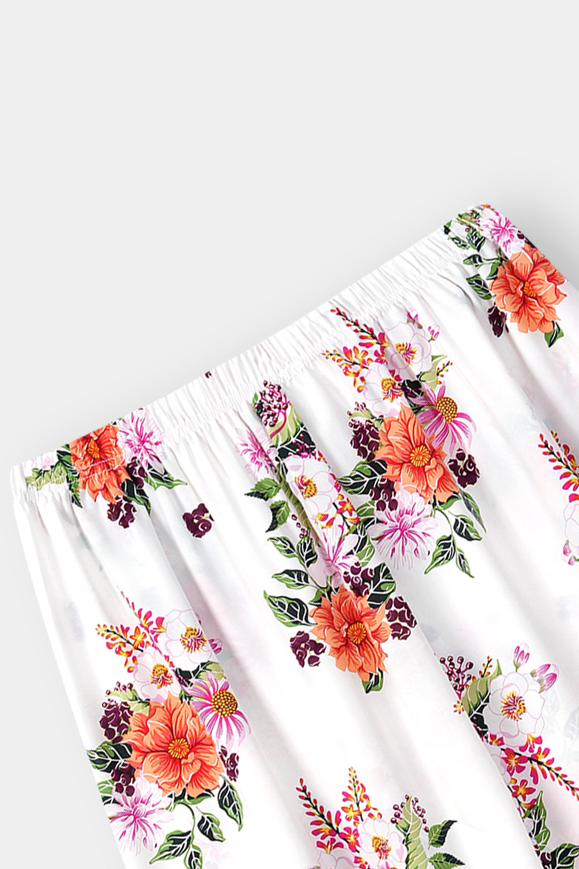 White Kaftan Palazzo Set | Stylish Kaftan Palazzo Set | Cherry Chics