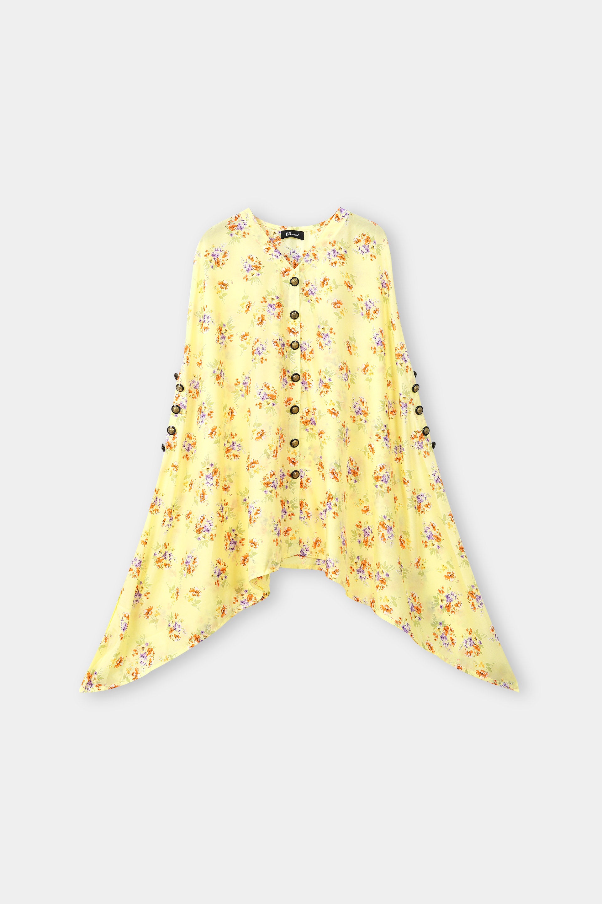 Kaftan Palazzo Set | Floral-Printed Kaftan | Cherry Chics