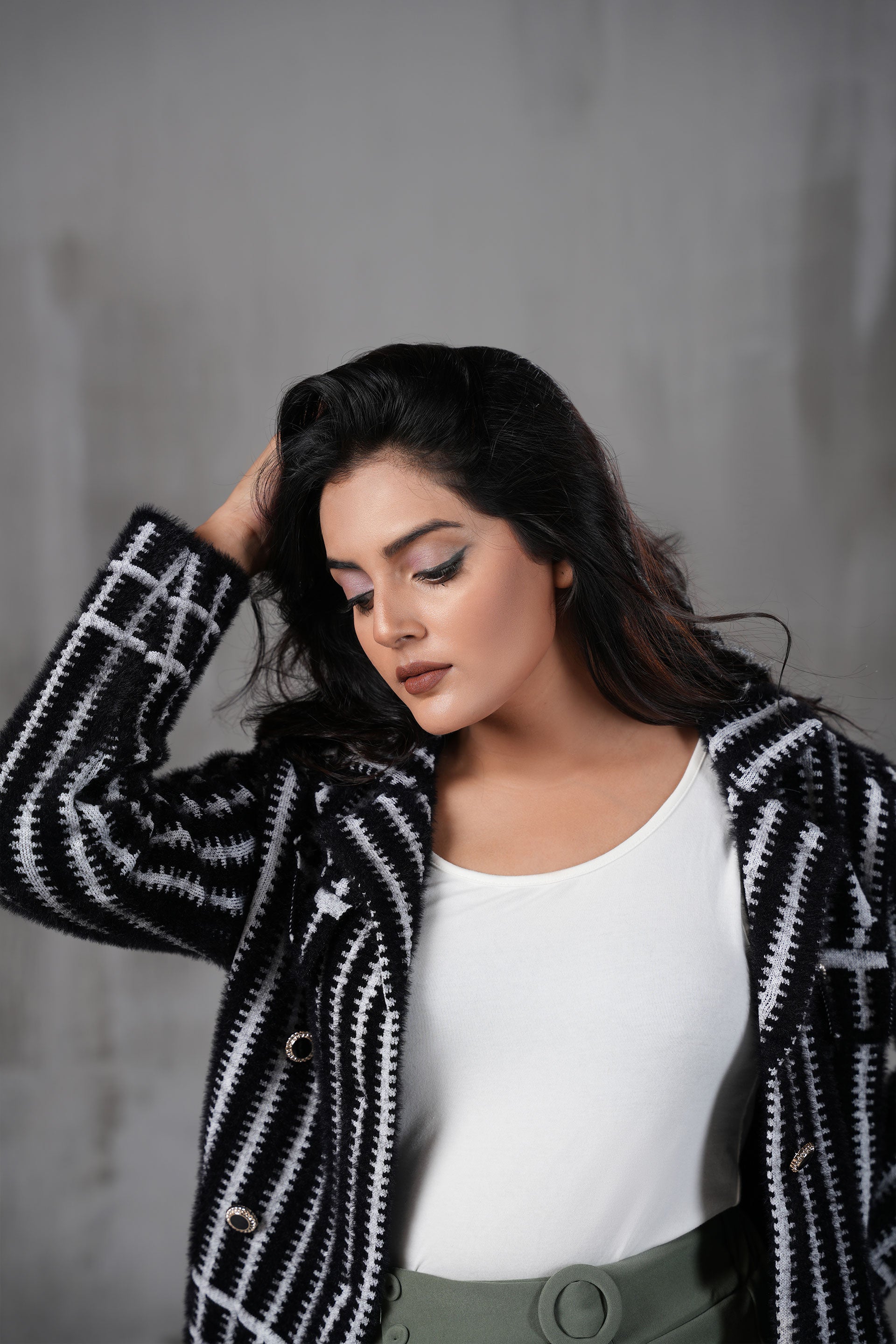 Minimal Luxe Pattern Coat