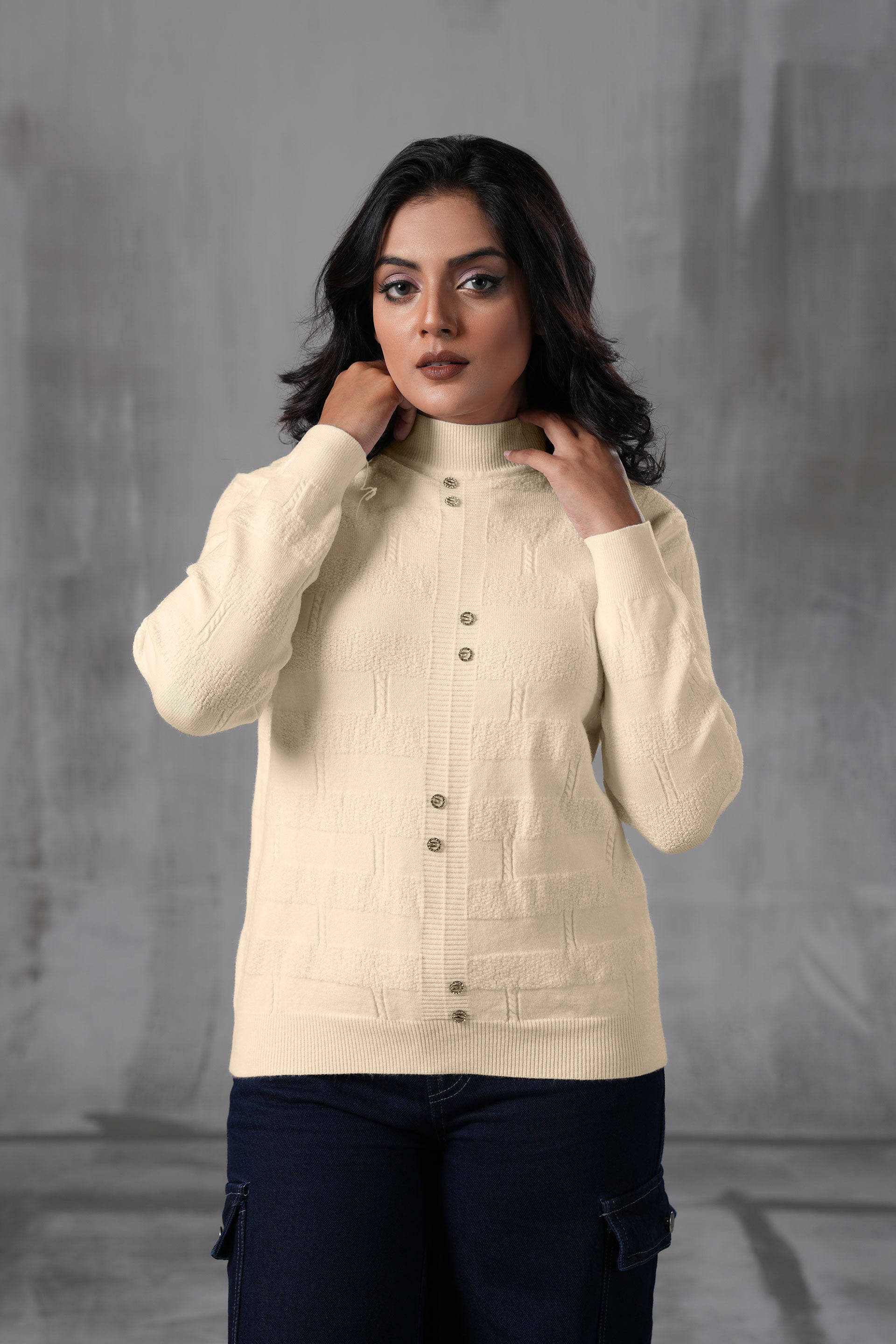 Classic Textured Knit Top