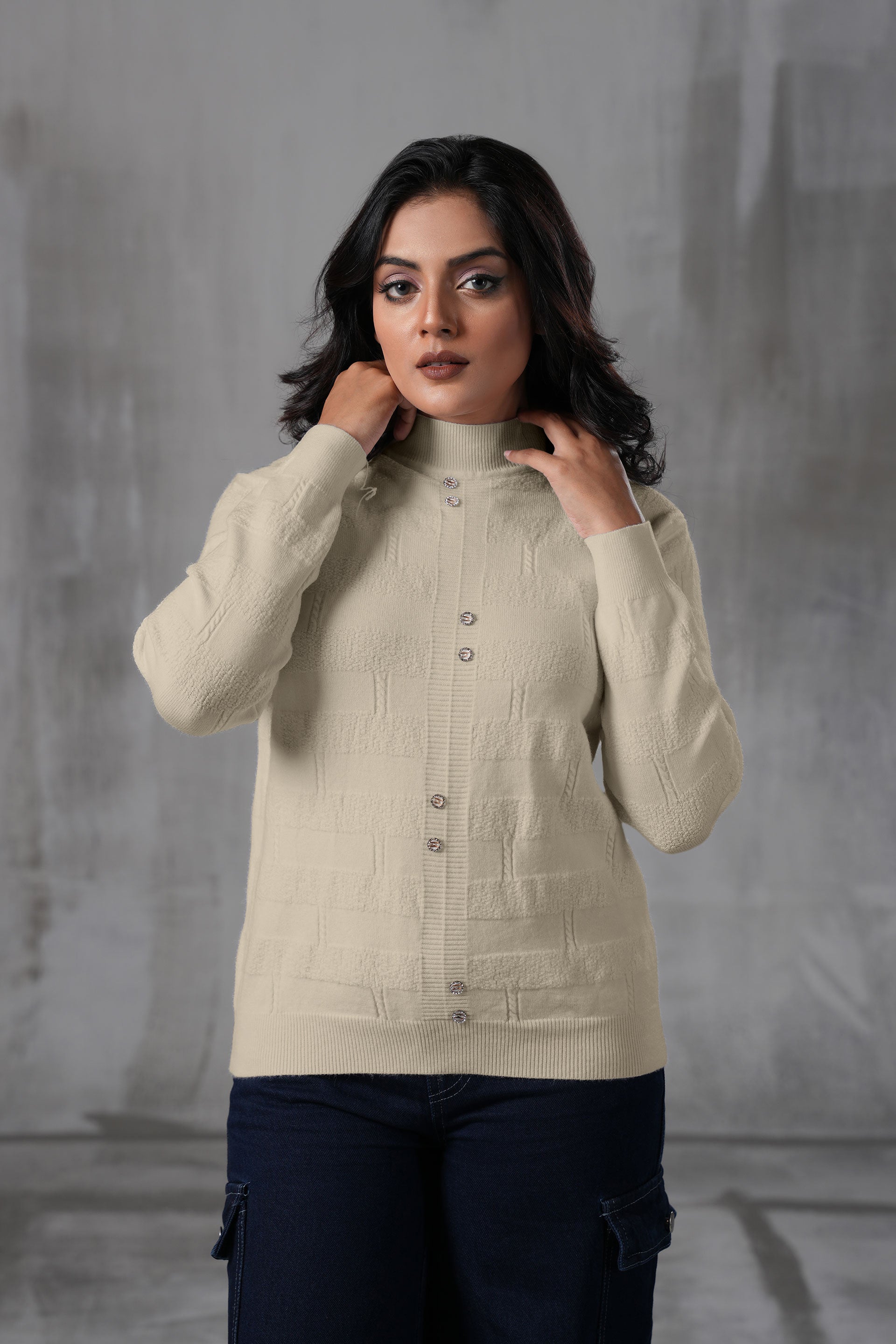 Classic Textured Knit Top