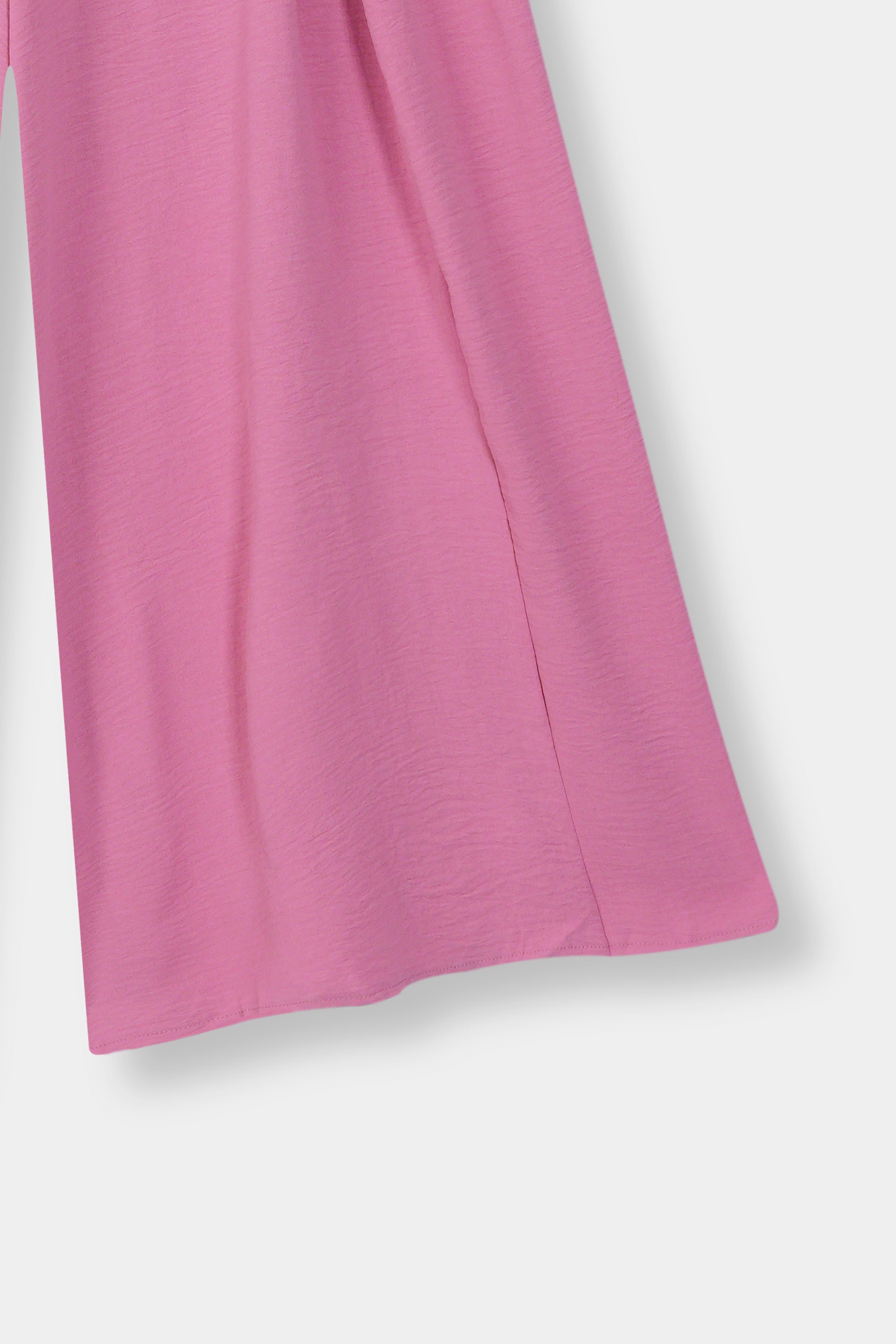 PINK WIDE LEG TIE PLAZO