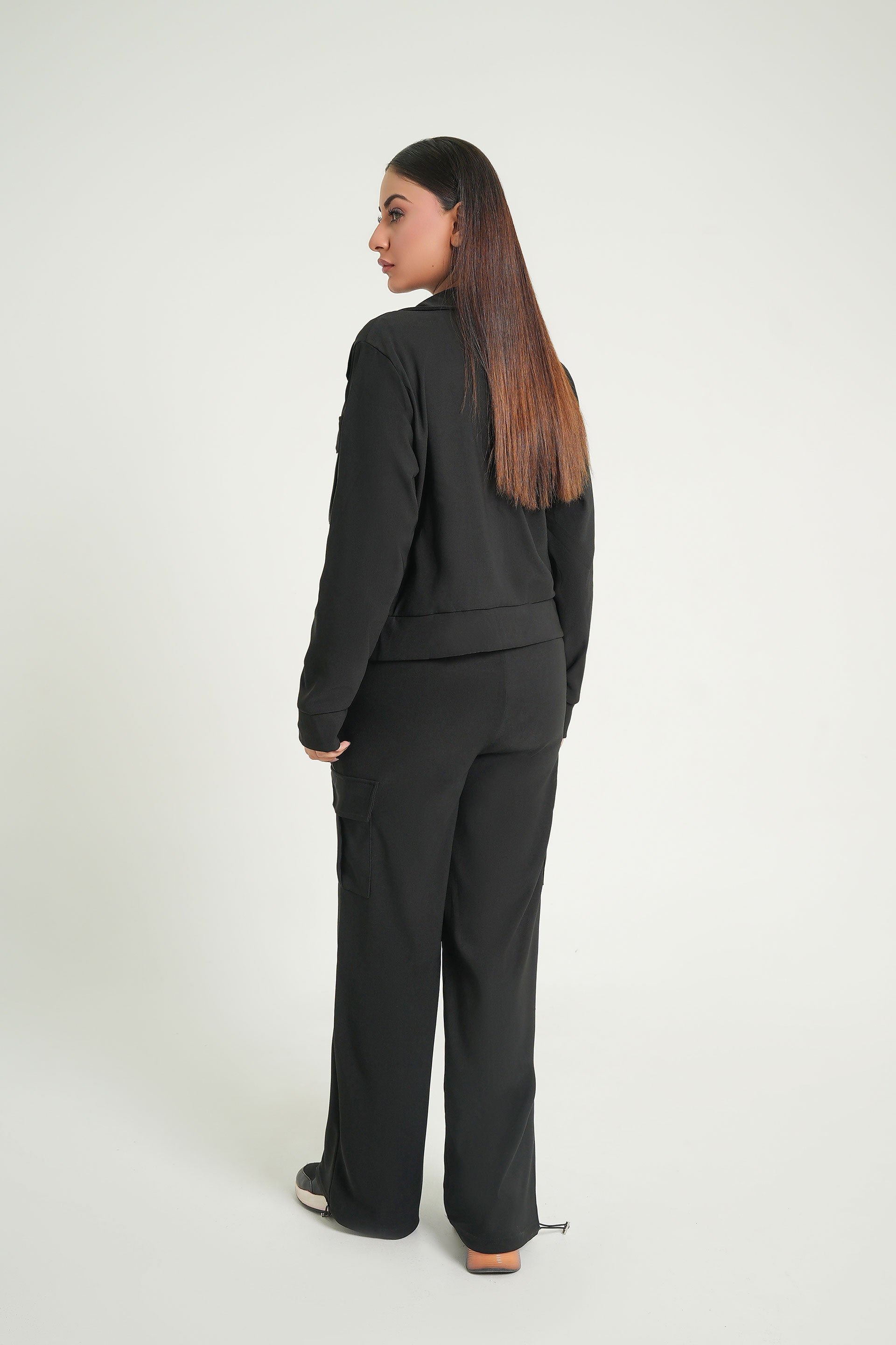 Black Co-ord Sets | Fleece Co-ord Sets | Cherry Chics
