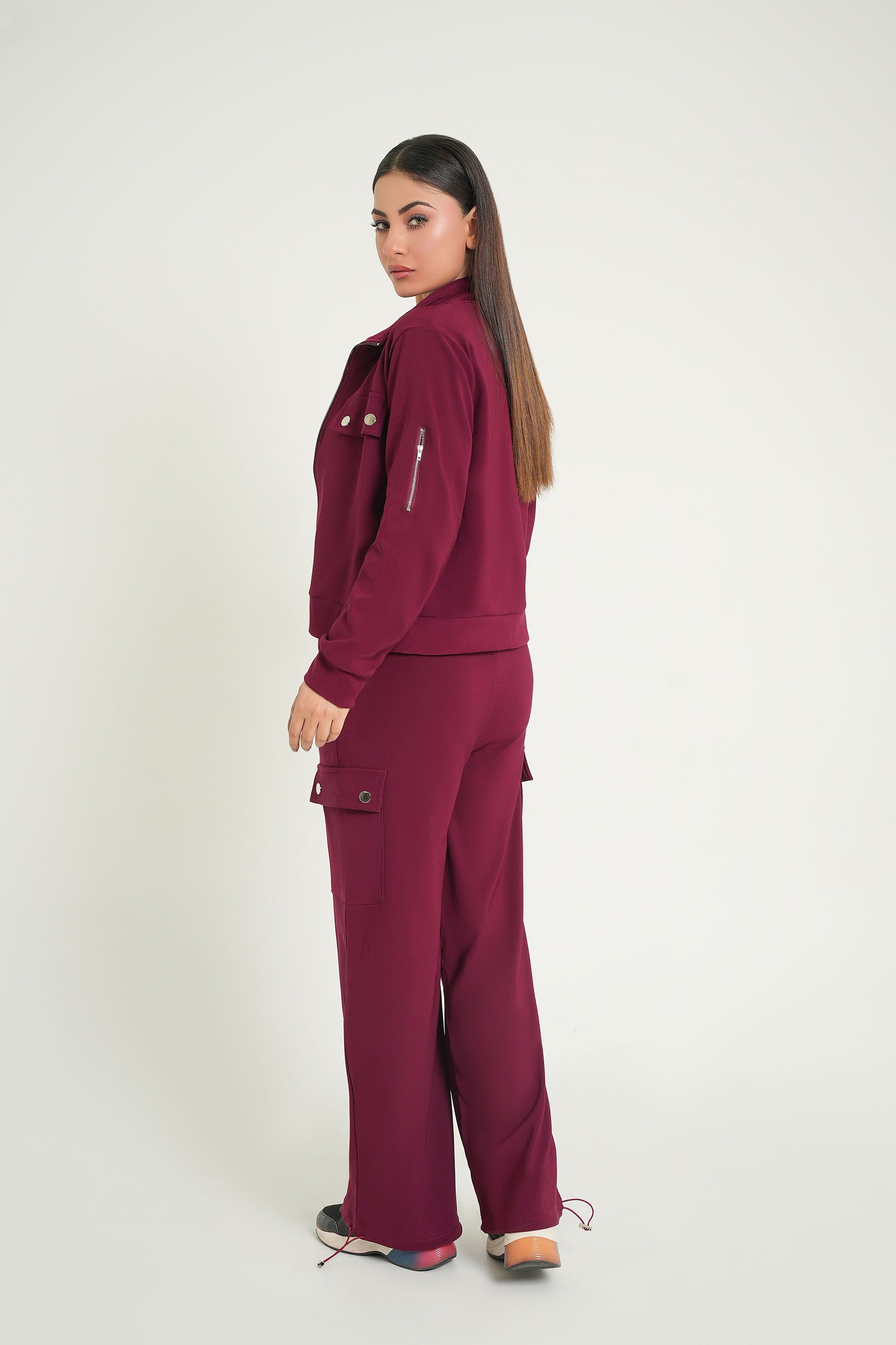 Maroon Co-Ord Sets | Co-Ord Sets for Women | Cherry Chics