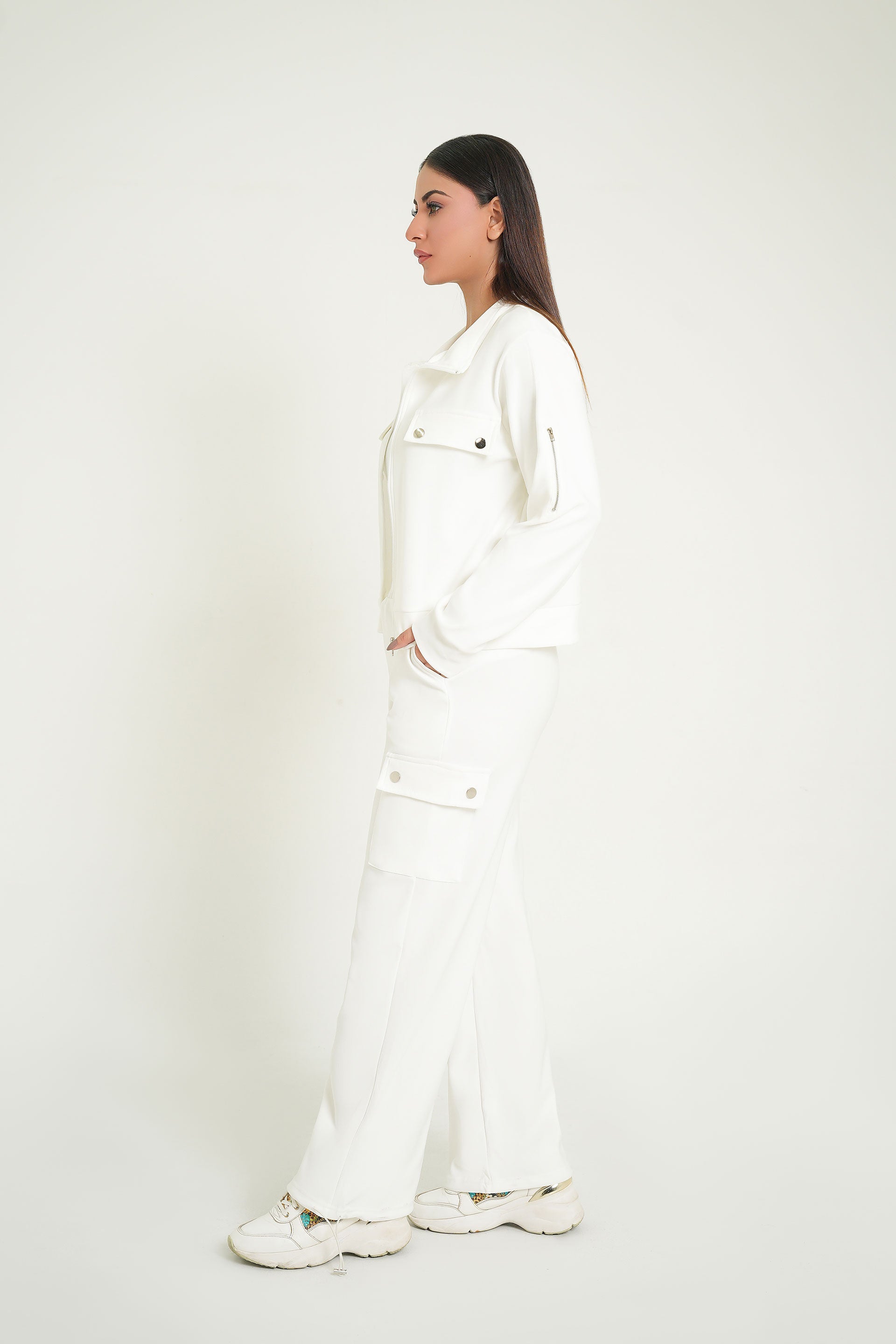 White Co-Ord Set | Women's White Co-Ord Set | Cherry Chics