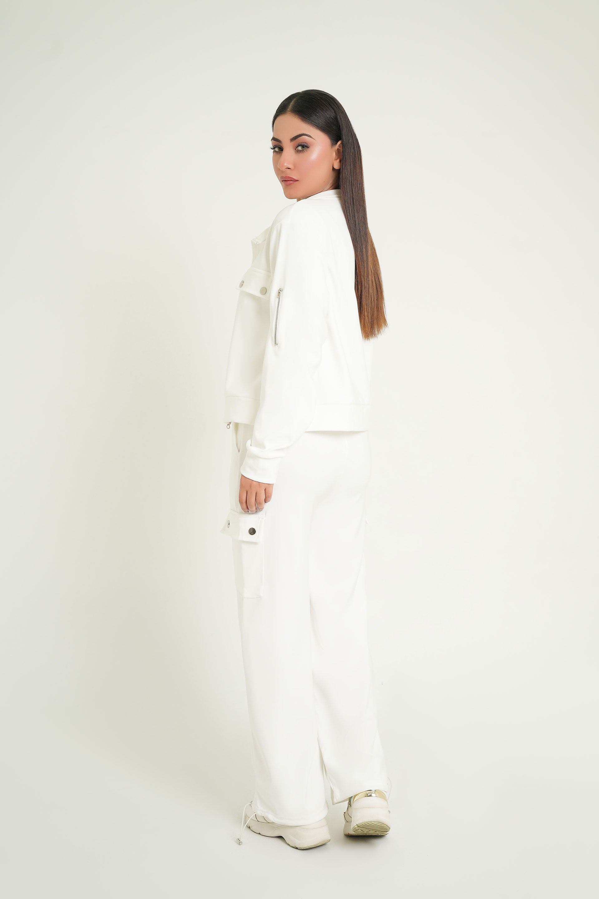 White Co-Ord Set | Women's White Co-Ord Set | Cherry Chics
