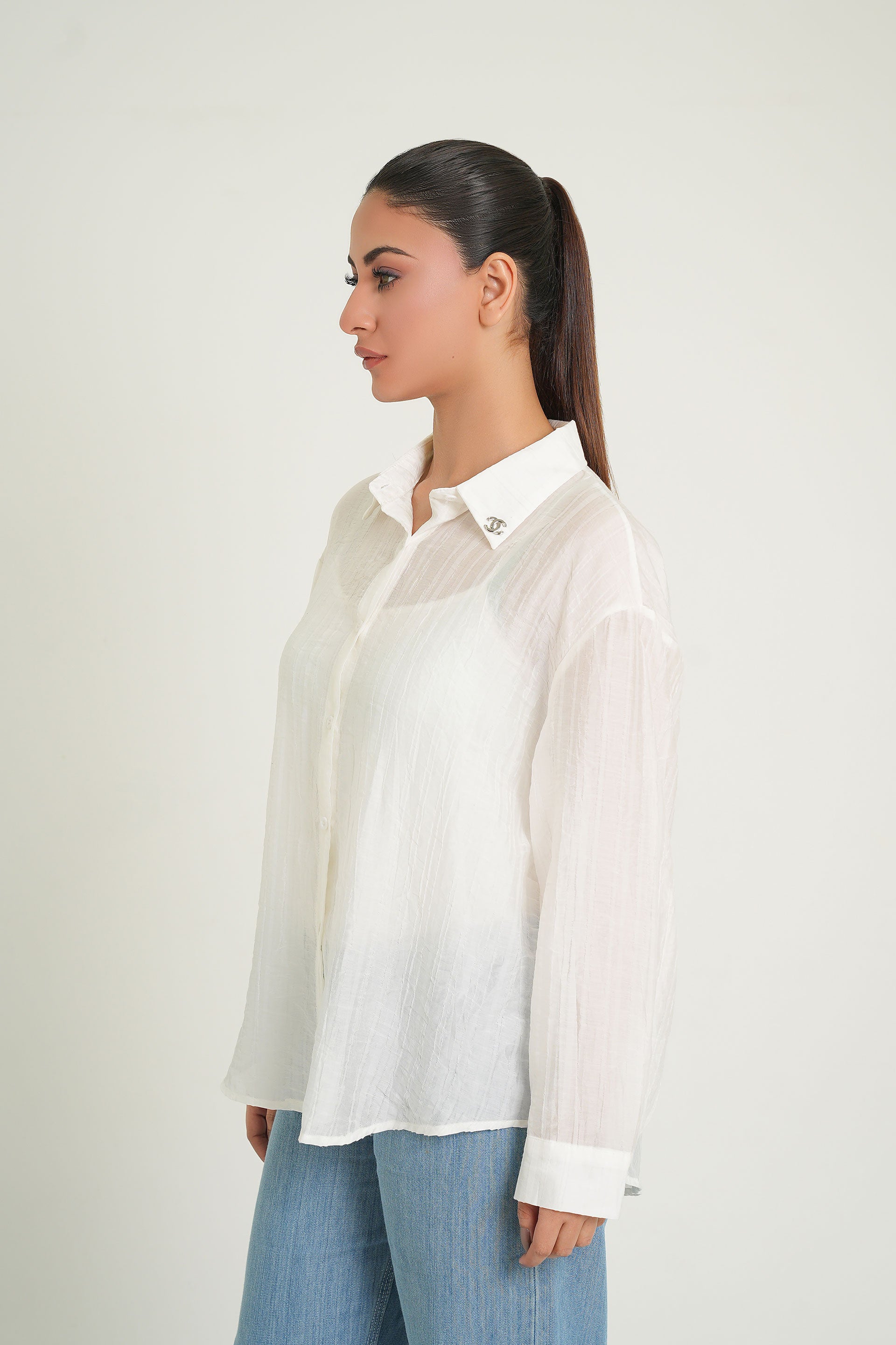 White Shirt | White Cotton Shirt | Women's White Shirt | Cherry Chics