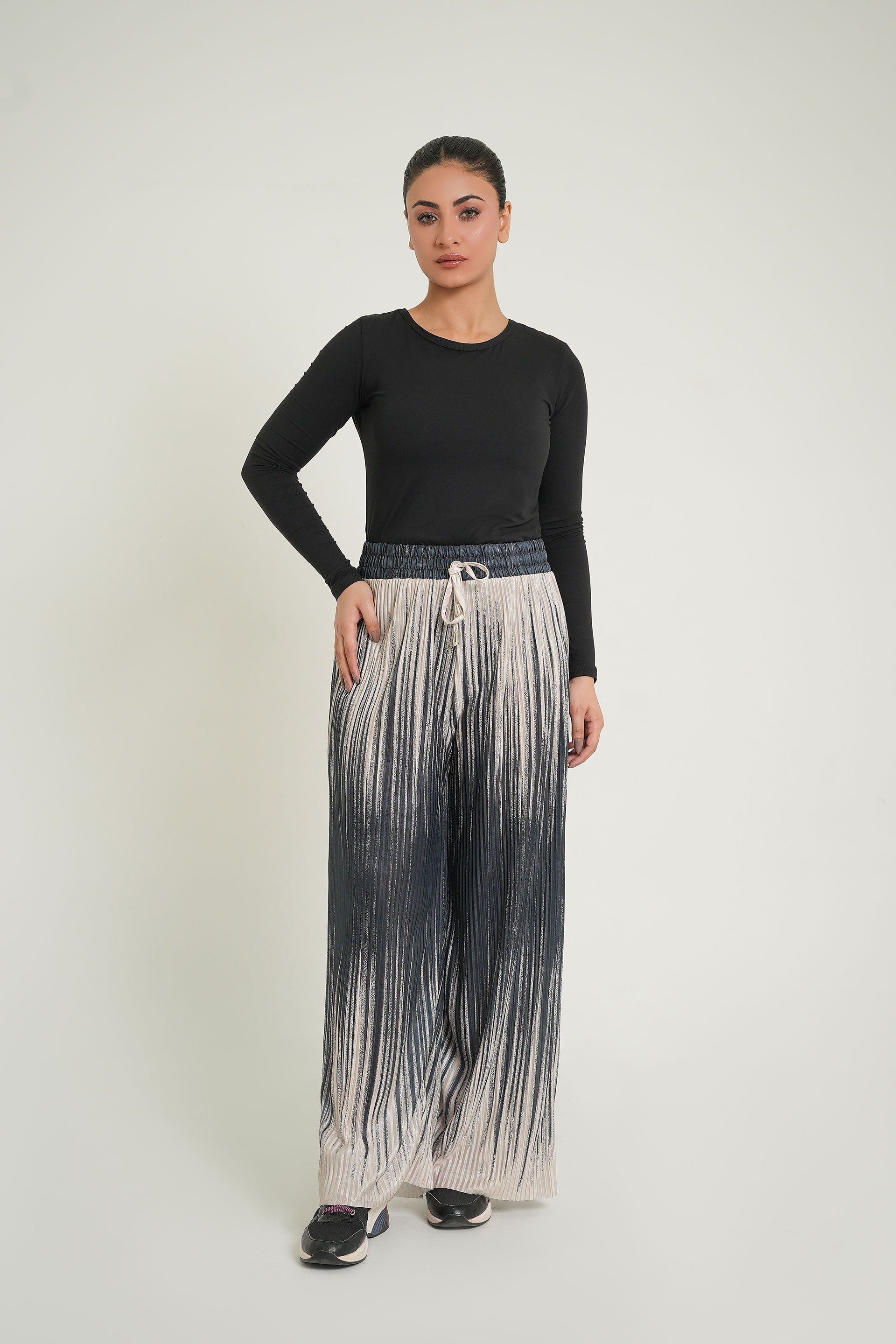 Pleated Trousers for Women | Pleated Trousers | Cherry Chics