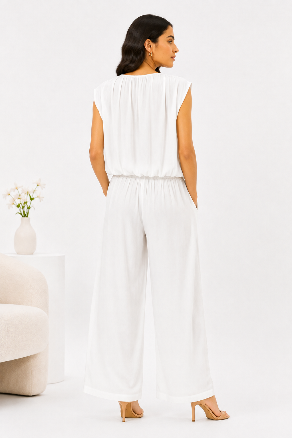 Keyhole Neck Bubble Co-ord Set