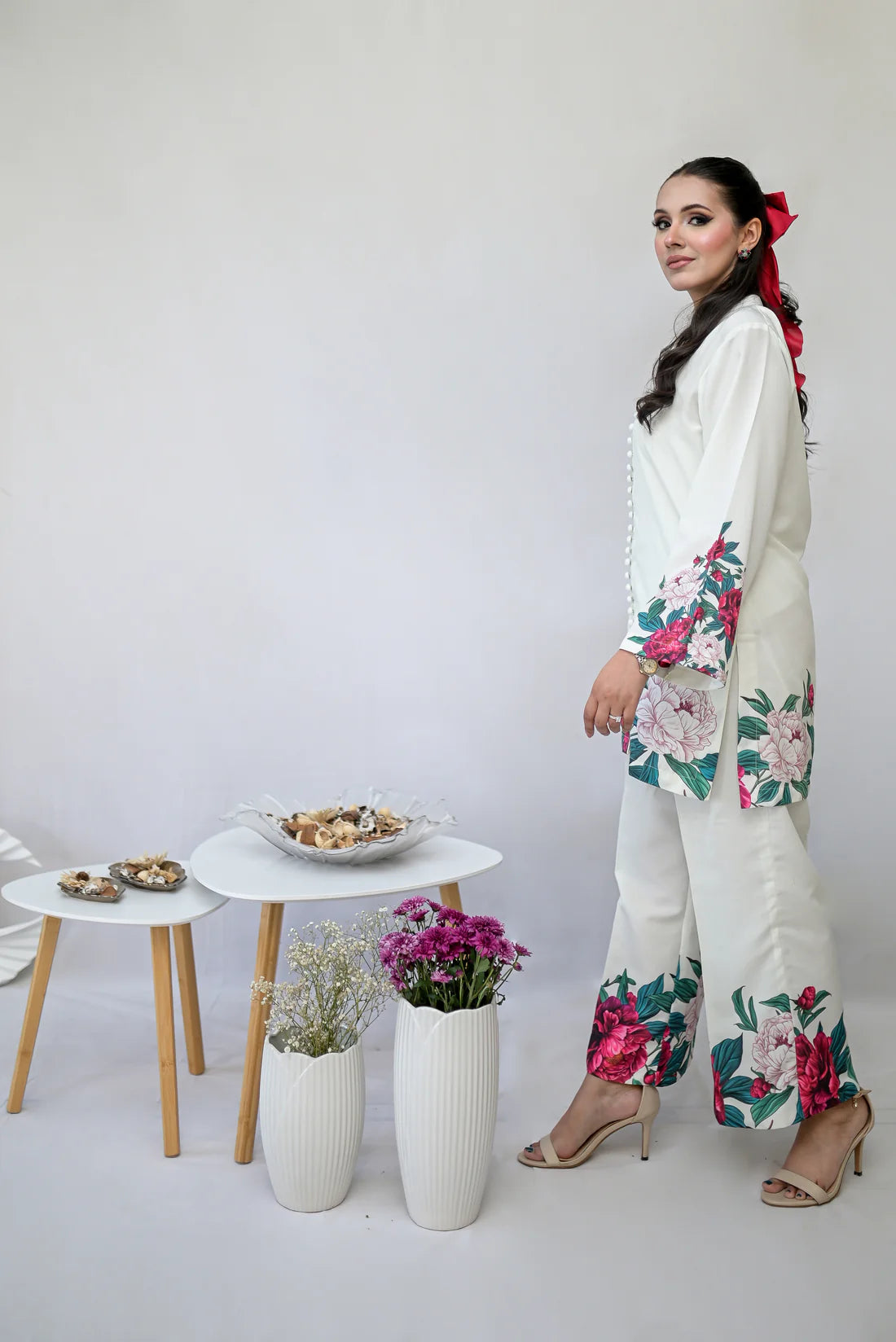 Floral Print Co-ord Set | Floral Co-ord Set | Cherry Chics