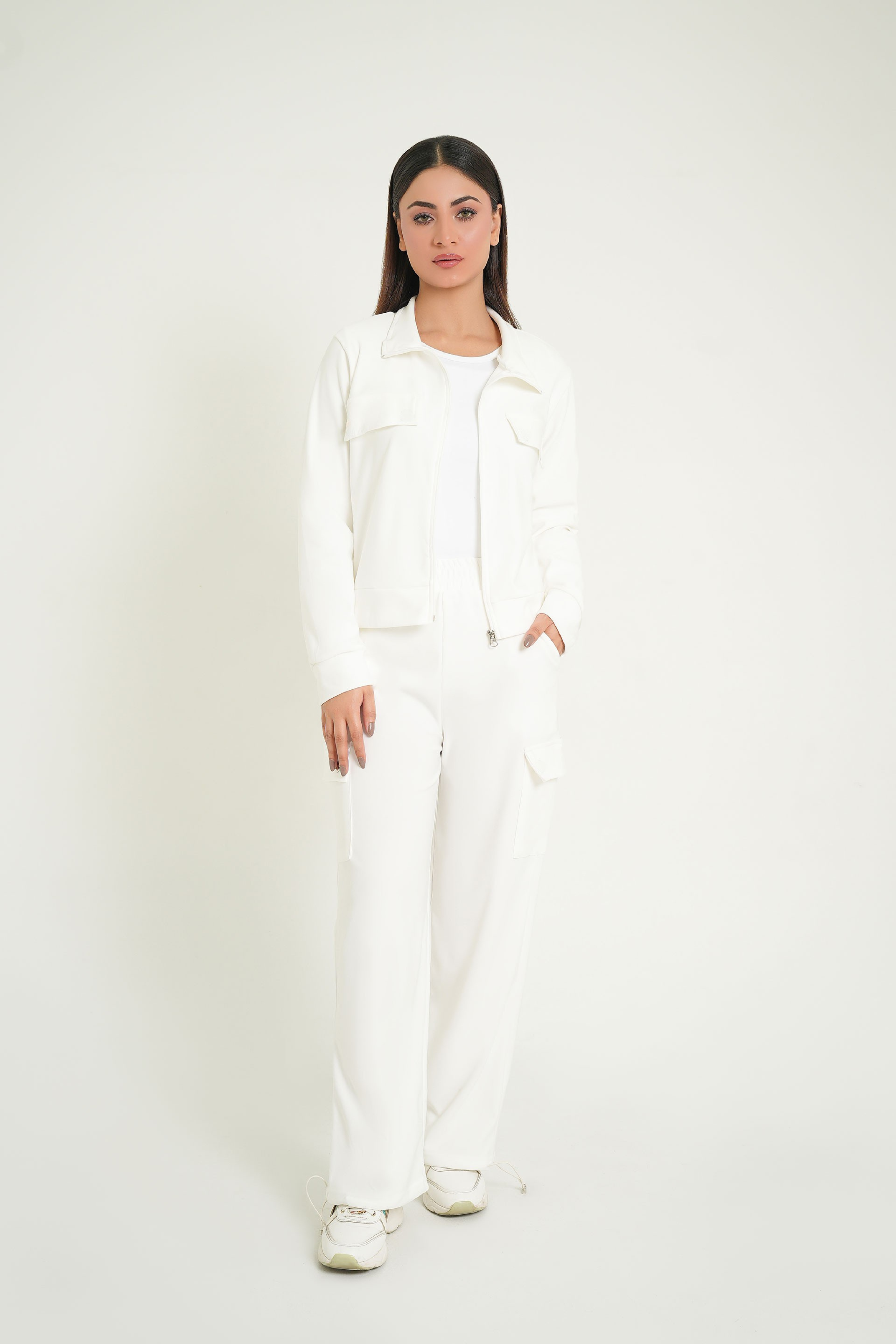 White Co-Ord Sets | Fleece Co-Ord Sets | Cherry Chics