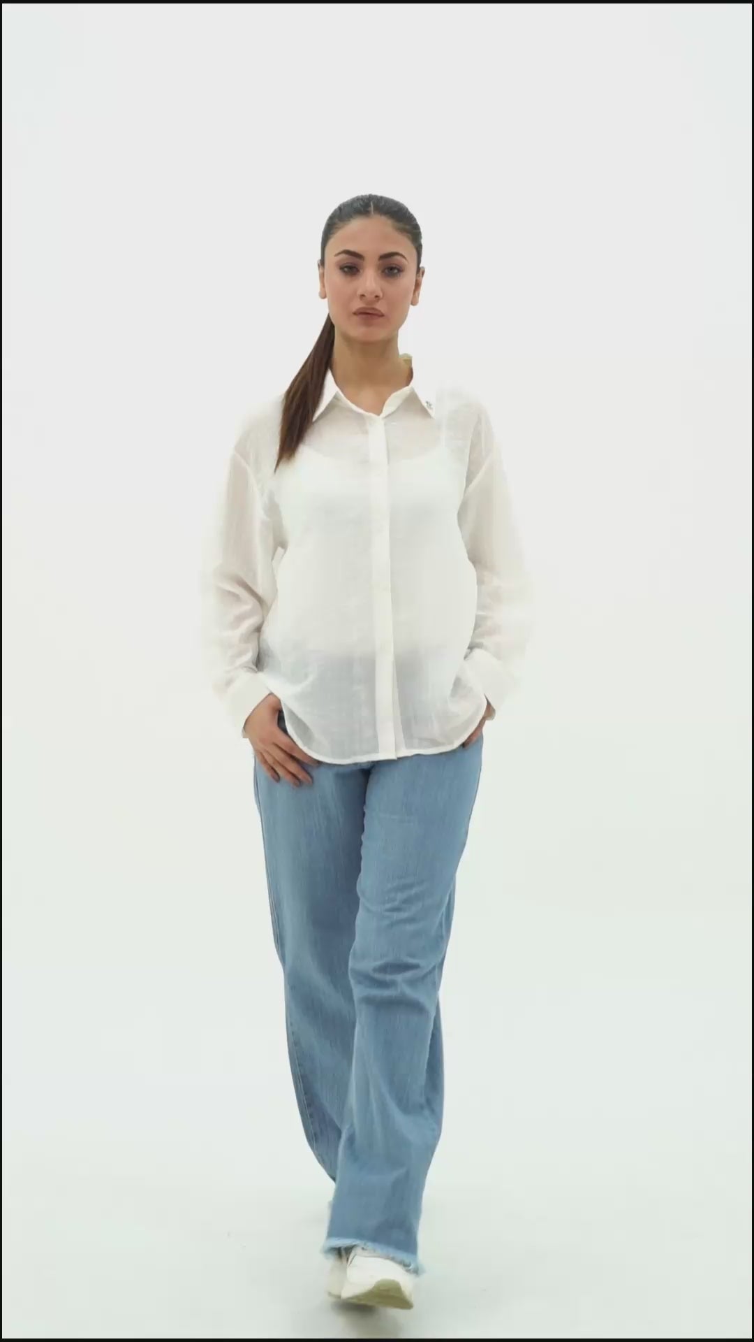 White Shirt | White Cotton Shirt | Women's White Shirt | Cherry Chics