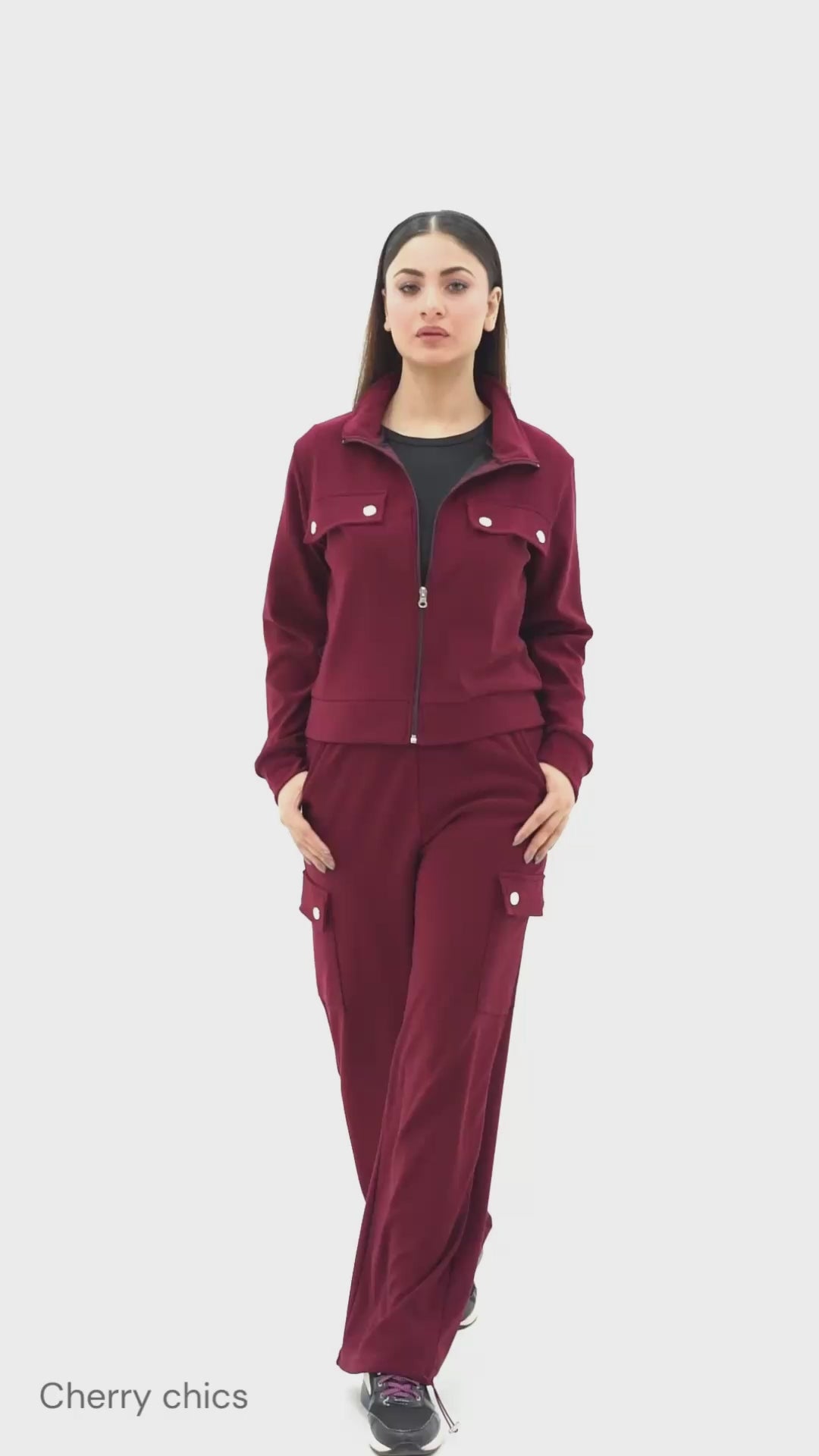 Maroon Co-Ord Sets | Co-Ord Sets for Women | Cherry Chics