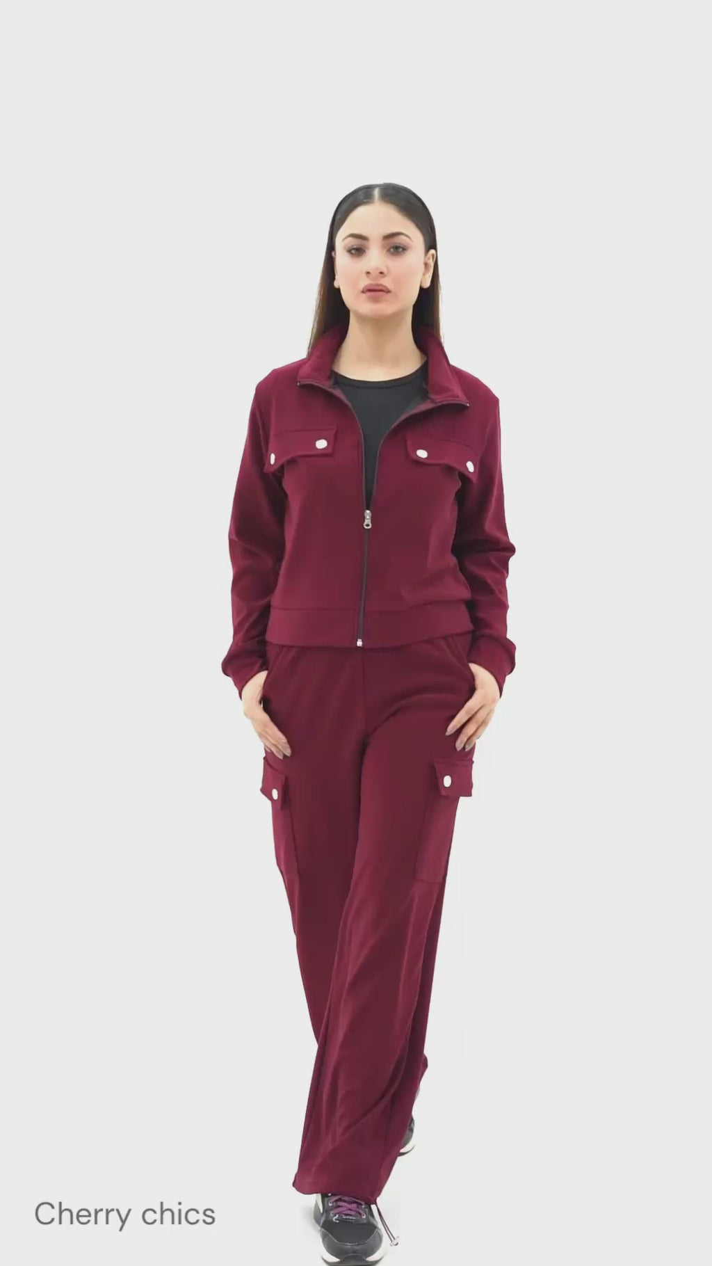 Maroon Co-Ord Sets | Co-Ord Sets for Women | Cherry Chics